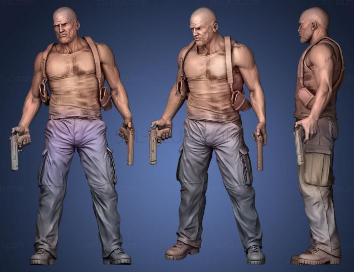 3D model Max Payne (STL)